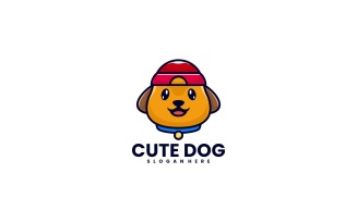 Cute Dog Cartoon Logo Style 1