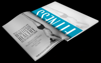 Fitness Themed Magazine Template