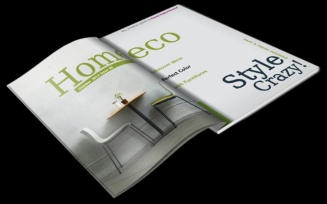 Home Deco Themed Magazine Template