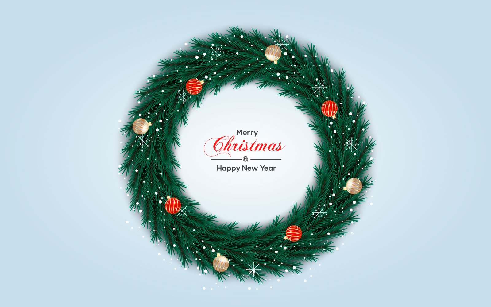 Template #297619 Wreath Christmas Webdesign Template - Logo template Preview