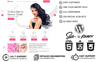 Beaten - Beauty & Eyelashes, Nail Salon WordPress Theme