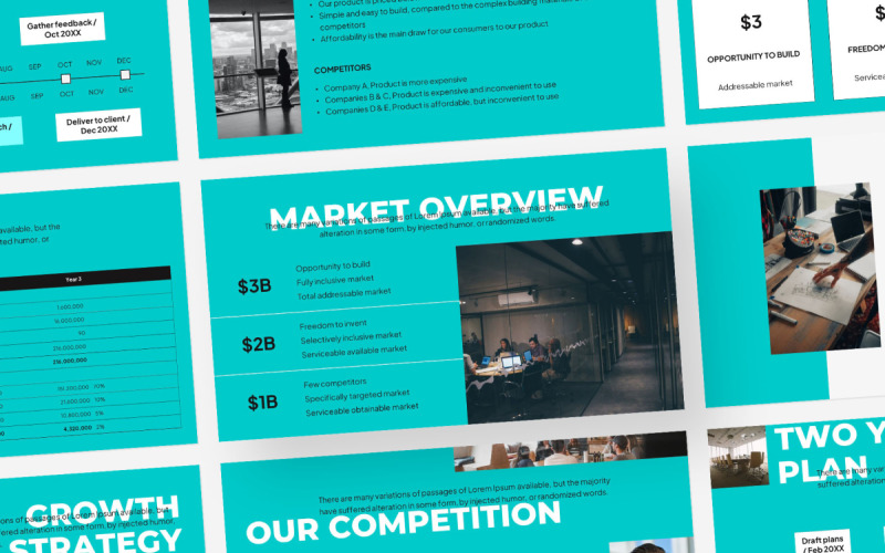 Pitch Deck - Keynote Presentation Template Keynote Template
