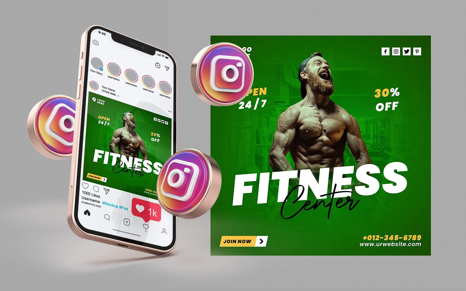 Template #297939 Gym Athlete Webdesign Template - Logo template Preview