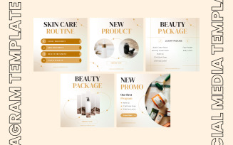 Beauty Skincare Instagram Template