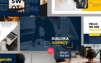 Dialoka Agency PowerPoint Template