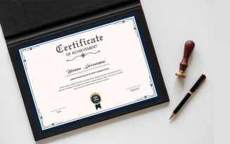 Elegant certificate of achievement template and Professional Certificate design