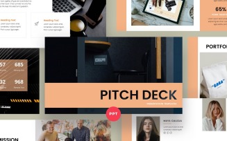 PITCH DECK PowerPoint Template - PD2