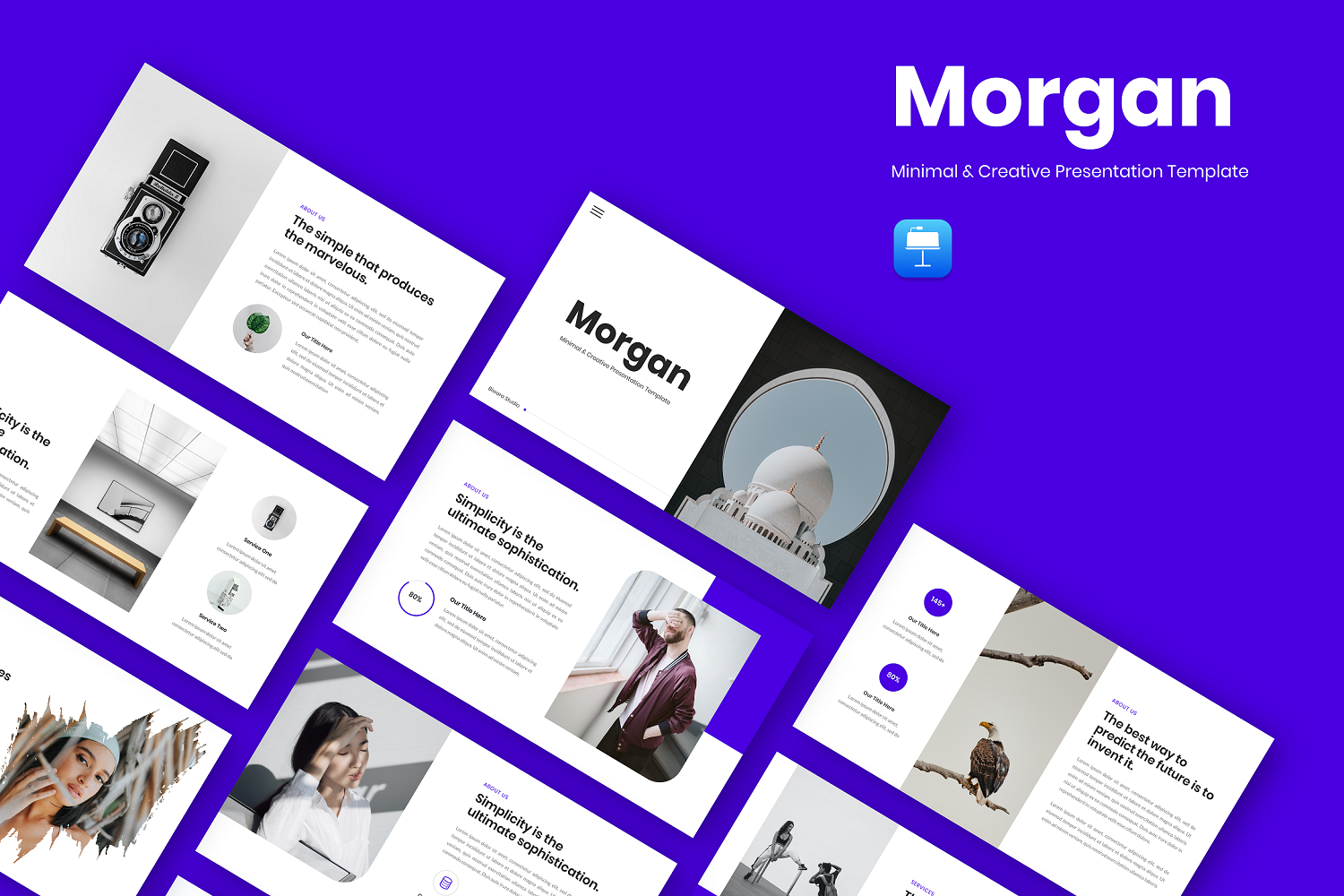 Morgan - Minimal & Creative Keynote Template