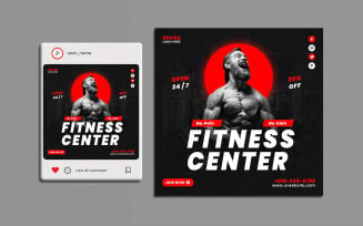 Fitness Gym Instagram Post Template 2