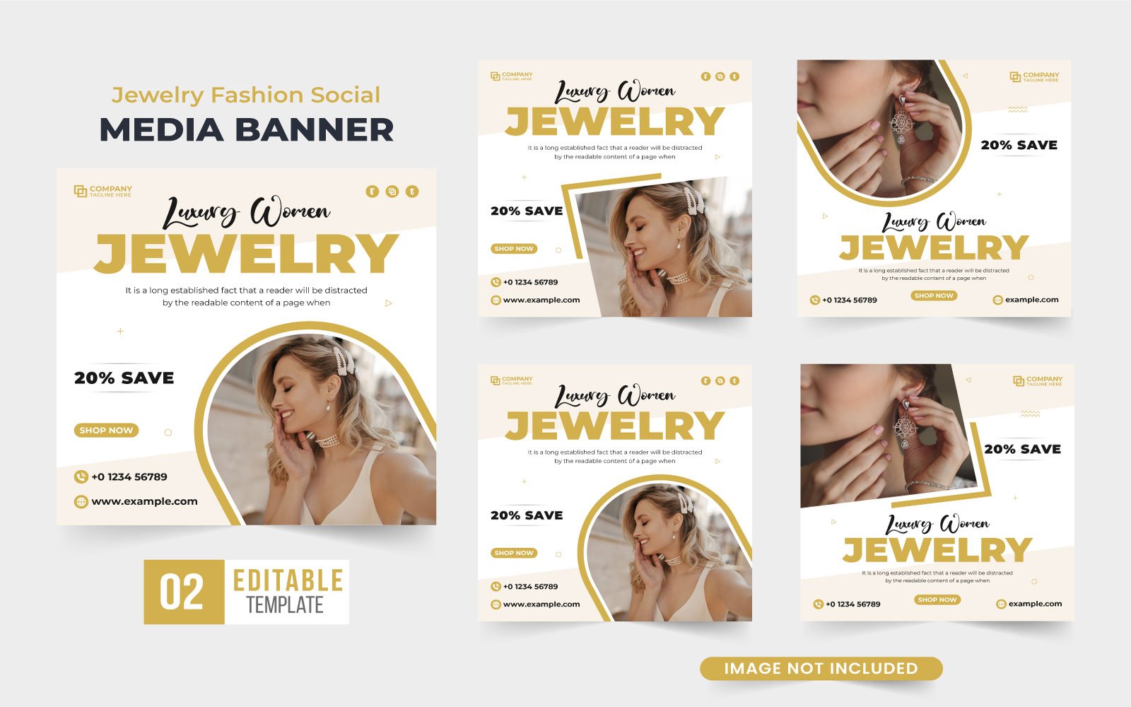 Template #298219 Luxury Gold Webdesign Template - Logo template Preview