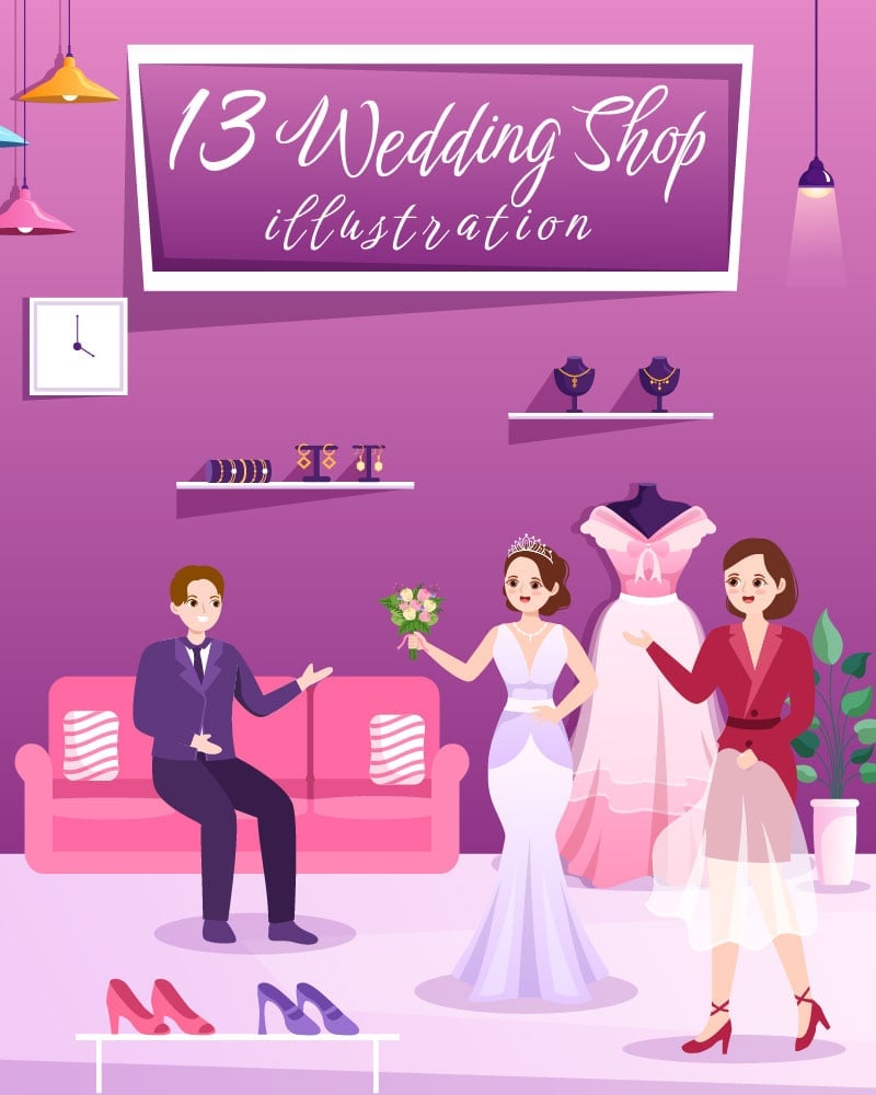 Template #298225 Shop Wedding Webdesign Template - Logo template Preview
