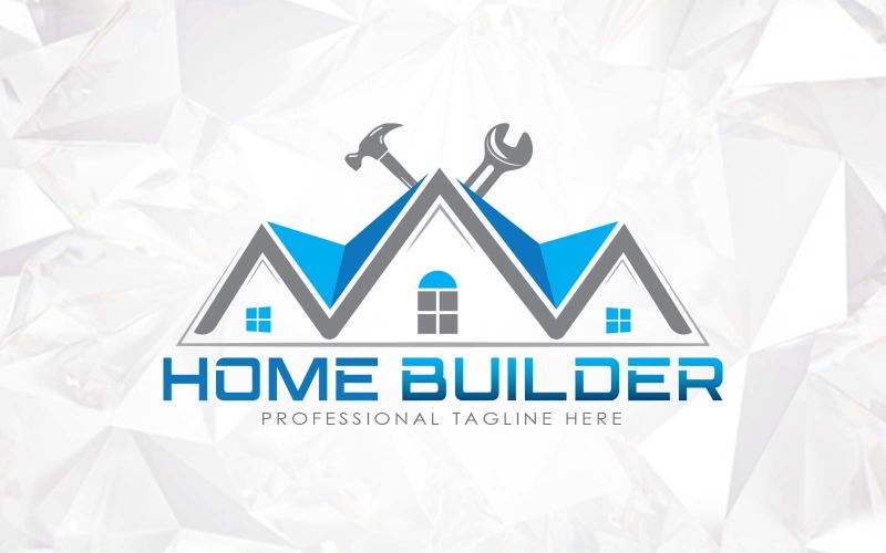 Home Builders Repair Remodeling Logo Design - Brand Identity Logo Template