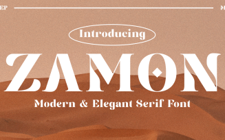 Zamon Modern & Elegant Serif