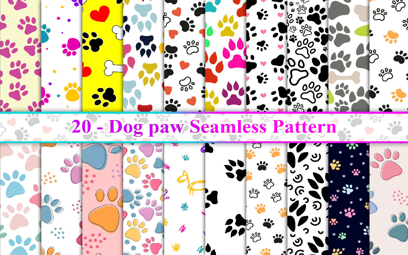 Kit Graphique #298378 Chien Paw Divers Modles Web - Logo template Preview