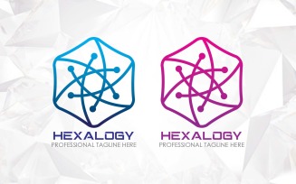 Creative Hexagonal Technology Logo Design - Brand Identity