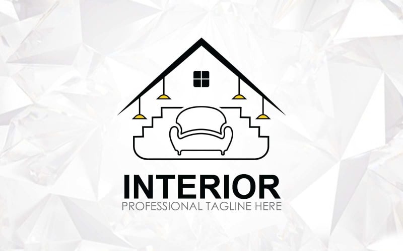 Creative Home Interior Design Logo Design - Brand Identity Logo Template