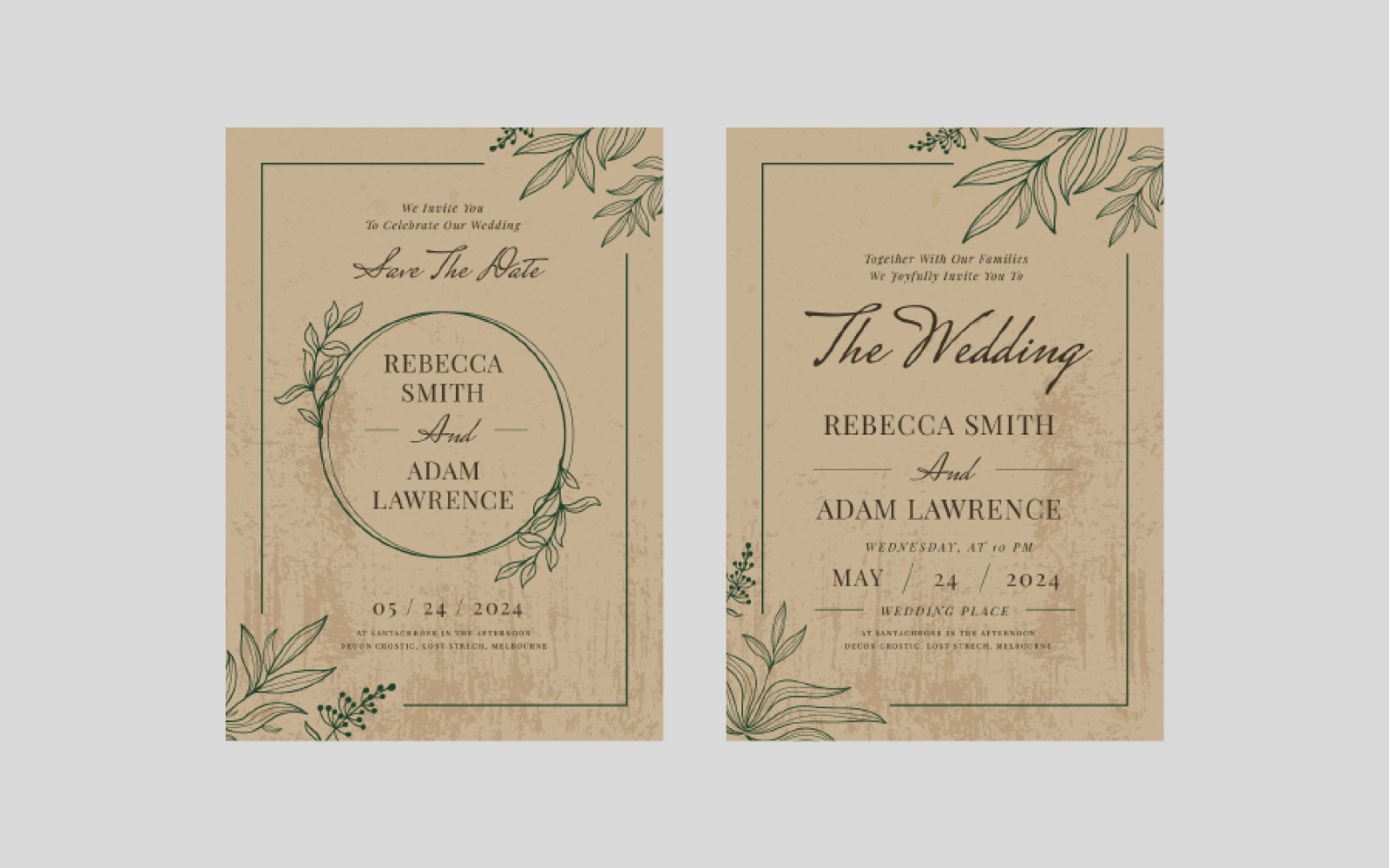 Template #298428 Engagement Invitation Webdesign Template - Logo template Preview