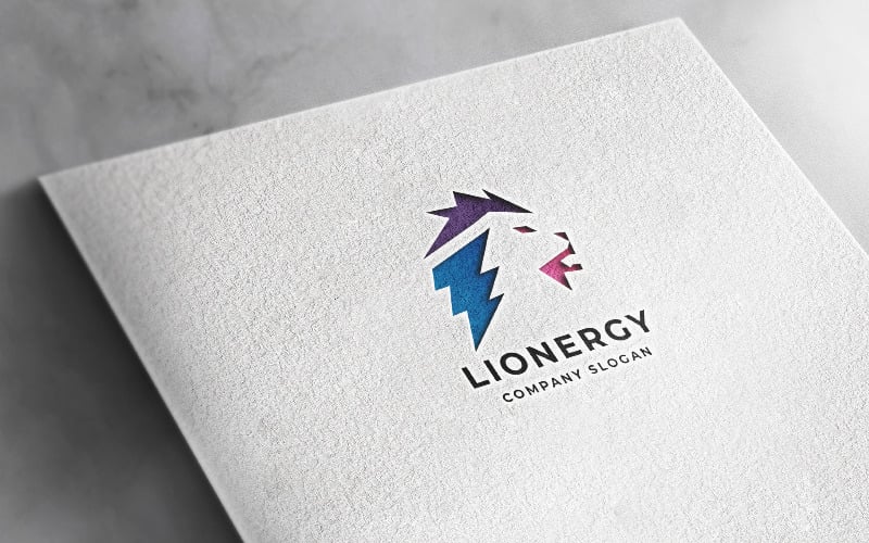 Lion Energy Professional Logo Logo Template