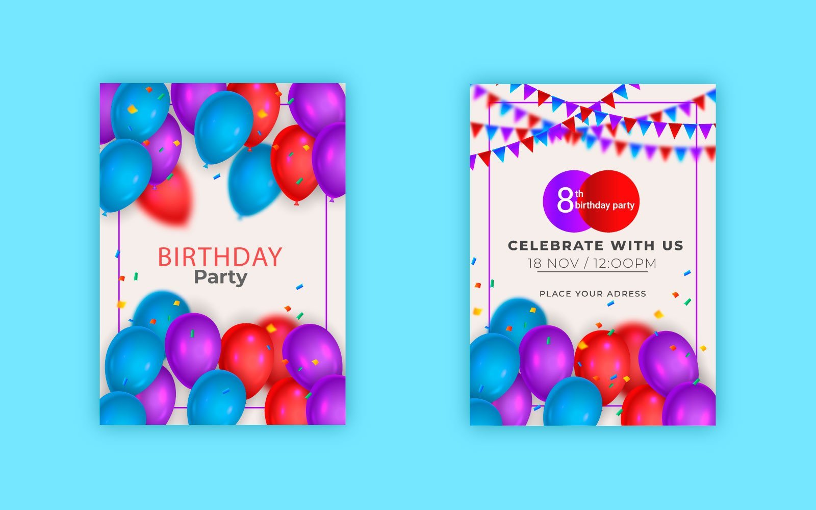 Kit Graphique #298514 Birthday Template Divers Modles Web - Logo template Preview