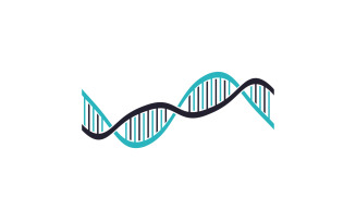 DNA Vector Logo Design Template Modern Medical V11