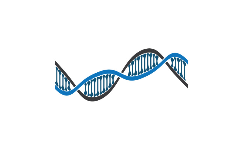 DNA Vector Logo Design Template Modern Medical V12 Logo Template