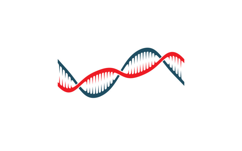 DNA Vector Logo Design Template Modern Medical V14 Logo Template