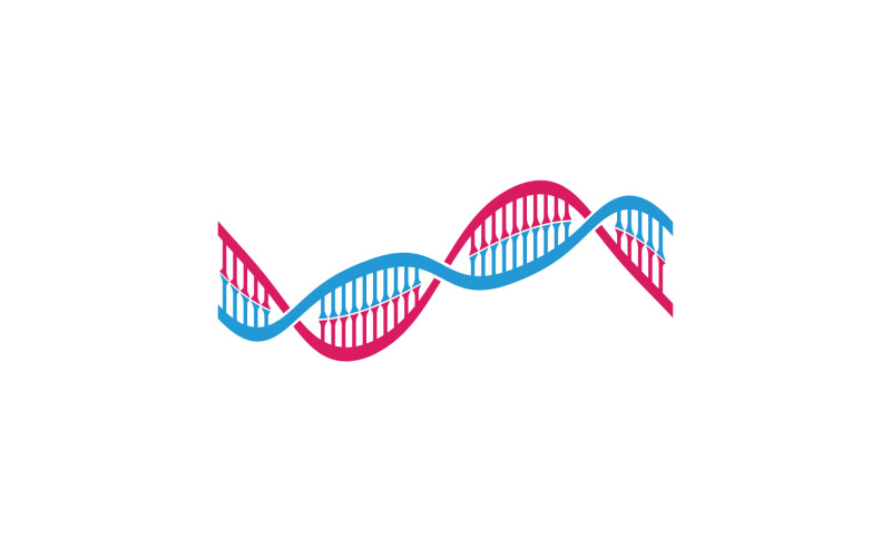 DNA Vector Logo Design Template Modern Medical V15 Logo Template