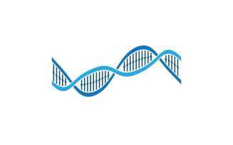 DNA Vector Logo Design Template Modern Medical V16