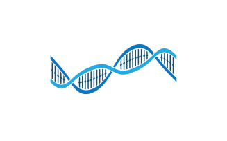 DNA Vector Logo Design Template Modern Medical V16