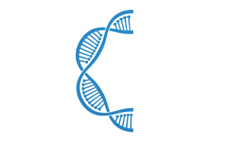 DNA Vector Logo Design Template Modern Medical V19