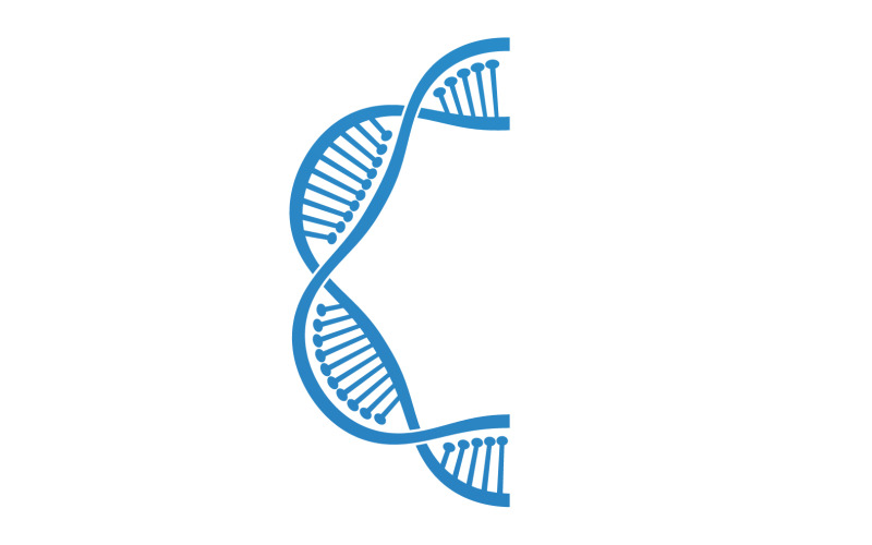 DNA Vector Logo Design Template Modern Medical V19 Logo Template