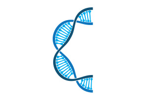 DNA Vector Logo Design Template Modern Medical V20