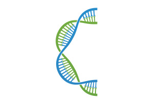 DNA Vector Logo Design Template Modern Medical V21