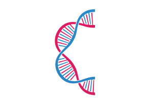 DNA Vector Logo Design Template Modern Medical V22