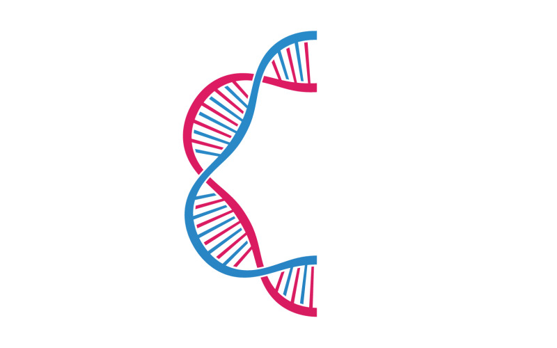 DNA Vector Logo Design Template Modern Medical V22 Logo Template