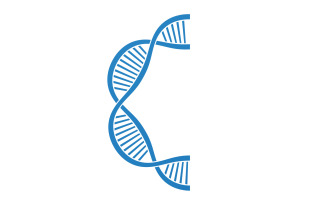 DNA Vector Logo Design Template Modern Medical V23