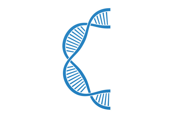 DNA Vector Logo Design Template Modern Medical V23 Logo Template