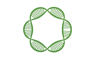 DNA Vector Logo Design Template Modern Medical V25