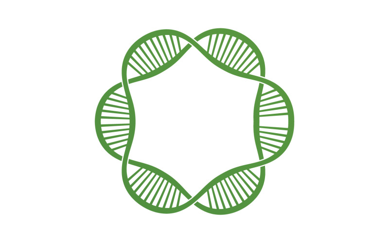 DNA Vector Logo Design Template Modern Medical V25 Logo Template