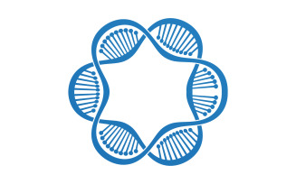 DNA Vector Logo Design Template Modern Medical V26