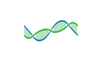 DNA Vector Logo Design Template Modern Medical V2