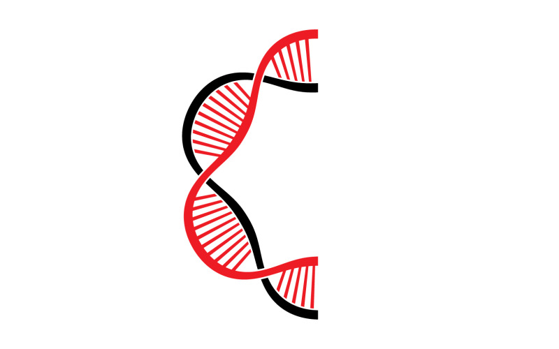 DNA Vector Logo Design Template Modern Medical V30 Logo Template