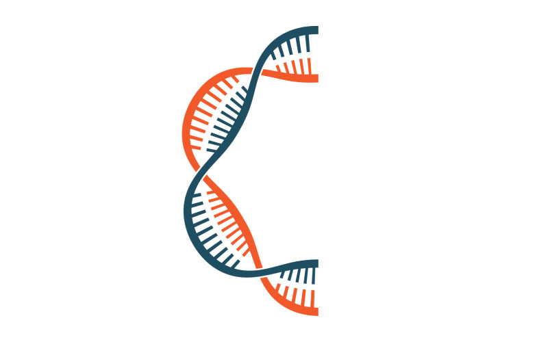 DNA Vector Logo Design Template Modern Medical V31 Logo Template