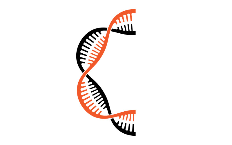 DNA Vector Logo Design Template Modern Medical V32 Logo Template