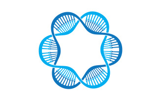 DNA Vector Logo Design Template Modern Medical V33
