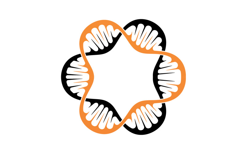 DNA Vector Logo Design Template Modern Medical V36 Logo Template