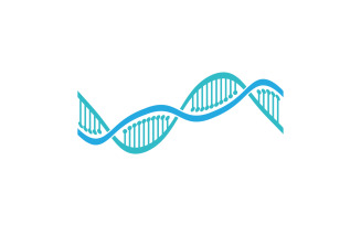 DNA Vector Logo Design Template Modern Medical V3