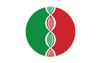 DNA Vector Logo Design Template Modern Medical V41
