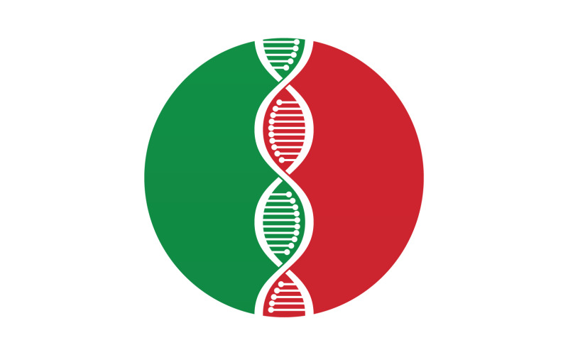 DNA Vector Logo Design Template Modern Medical V41 Logo Template