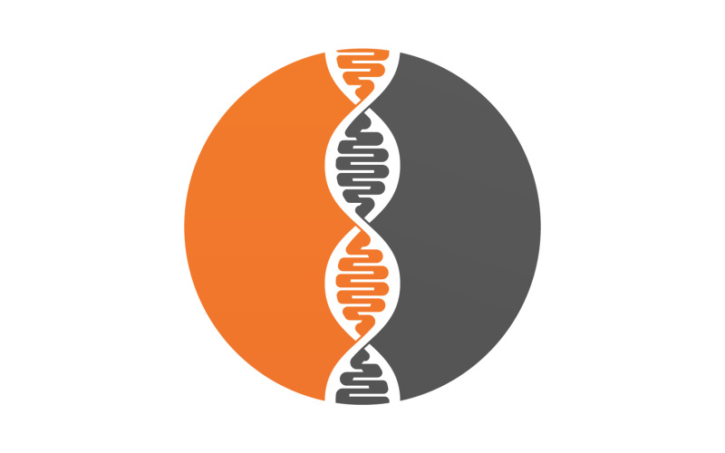 DNA Vector Logo Design Template Modern Medical V42 Logo Template